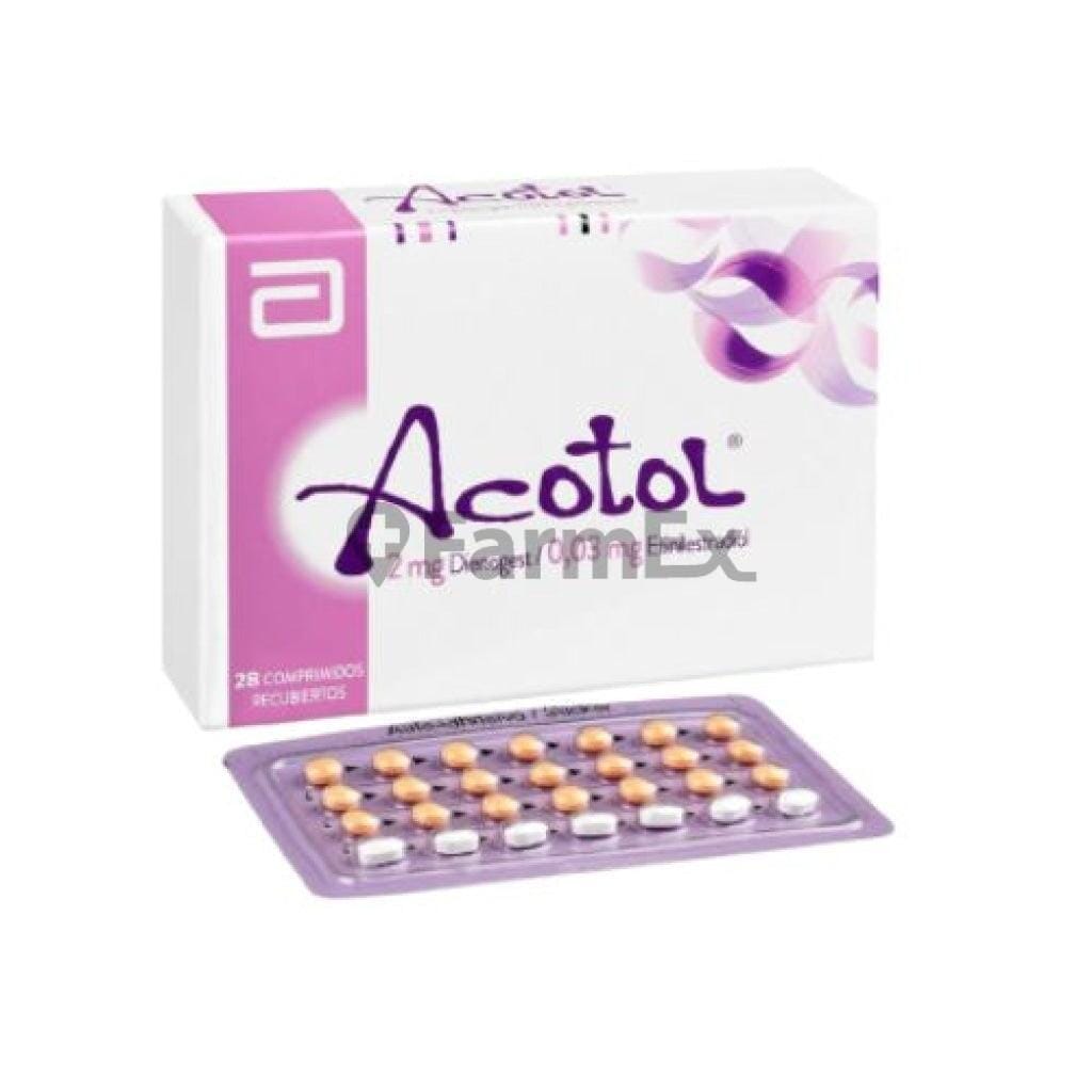 Acotol x 28 comprimidos Farmex-Fonasa-Persistente